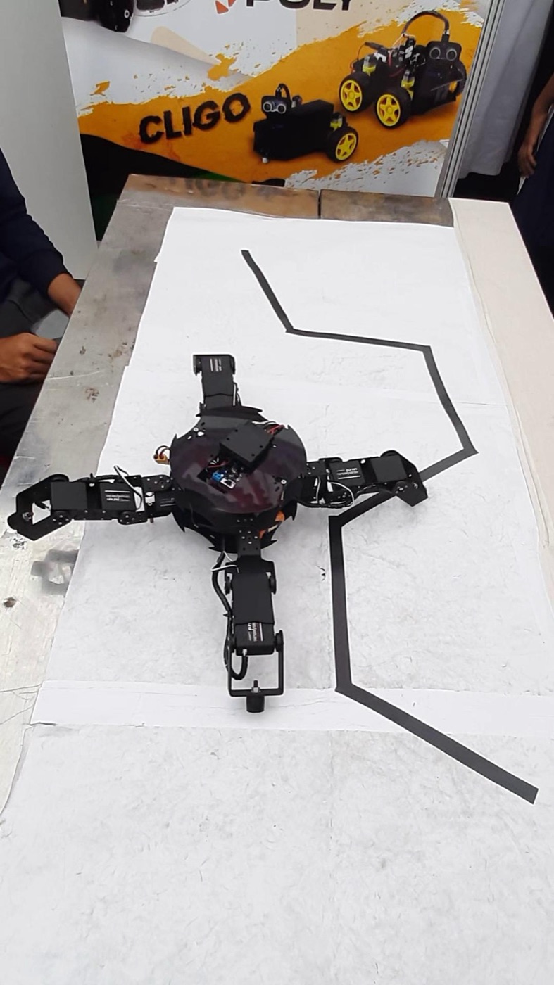 Four-legged crawlbot